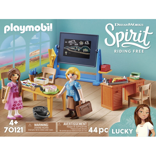 Juego Playmobil Spirit Salón De Clases Maestra Flores 44 Pzs Cantidad de piezas 45