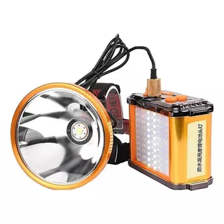 Foco Led Caza 1200w Largo Alcance Linterna Minera Camping