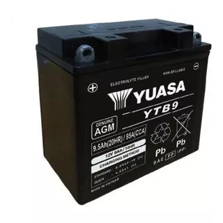 Bateria 12n9-4b-1 = Bn9-4b1 = Ytb9 Yuasa Gel 12v 9.5ah 