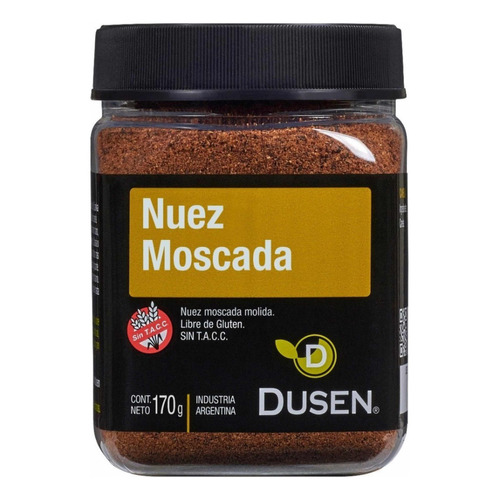 Nuez Moscada Dusen Sin Tacc Y Kosher X 170 Grs