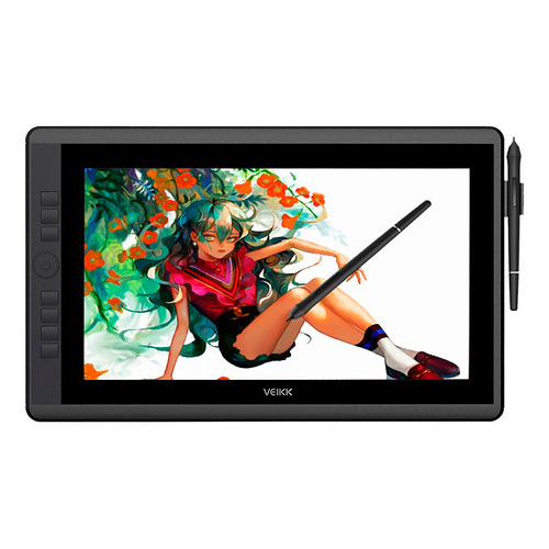 Tableta Digitalizadora Veikk  vk1560 Pro 15,6 Kservice Color Negro