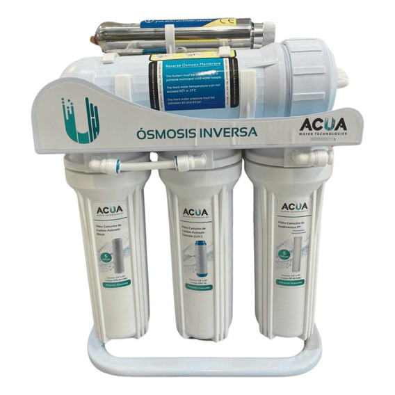 Purificador Agua Osmosis Inversa 400 Gpd 6 Etapas C/uv+bomba