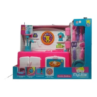 My Little Collection Cozinha Divertida Divertoys - 8055 Cor Colorida