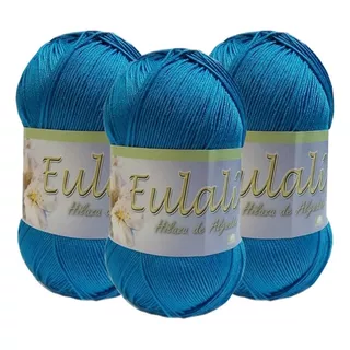 Hilaza Eulali Algodon Pack 3 Combo Tejer Crochet Estambre