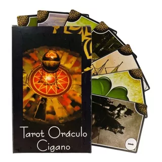 Jogo Cartas Baralho Tarot Oráculo Cigano 36 Cartas E Manual 