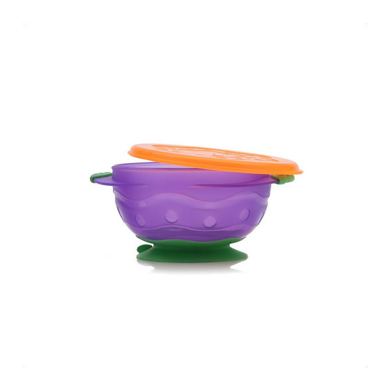 Bowl Con Sopapa Mediano Para Bebé - Baby Innovation Color Multicolor Liso