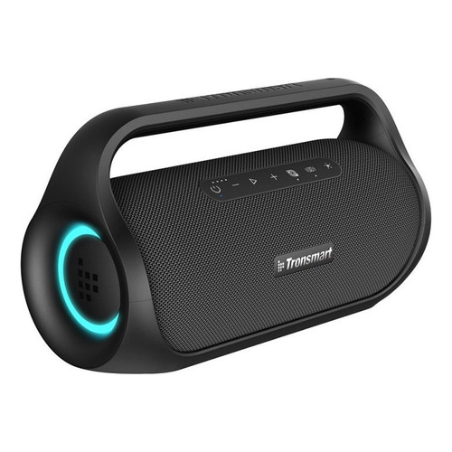 Bocina Bluetooth Tronsmart Bang Mini 50w Luces Rgb Ipx6 Nfc Color Negro