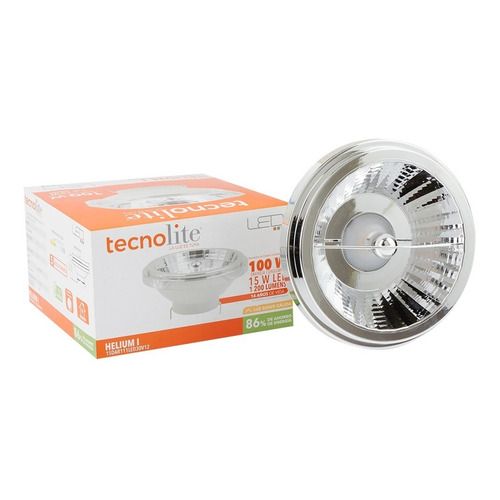 Foco Ar111 Led Tecnolite, 15w, Luz Suave Cálida, Base G53 Color de la luz Blanco cálido