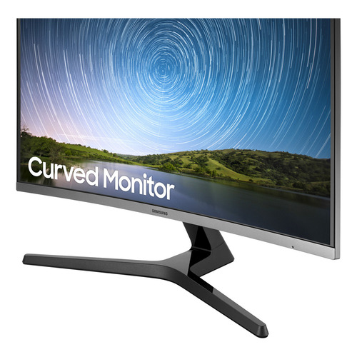 Monitor Curvo 27 Fhd Diseño Sin Bordes Color Black 100V/240V