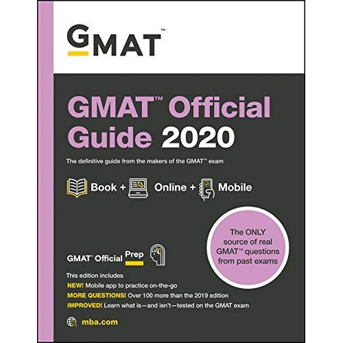 Gmat Official Guide 2020 Book + Online Question Bank, De Gmac (graduate Management Admission Council). Editorial Wiley, Tapa Blanda En Inglés, 2019