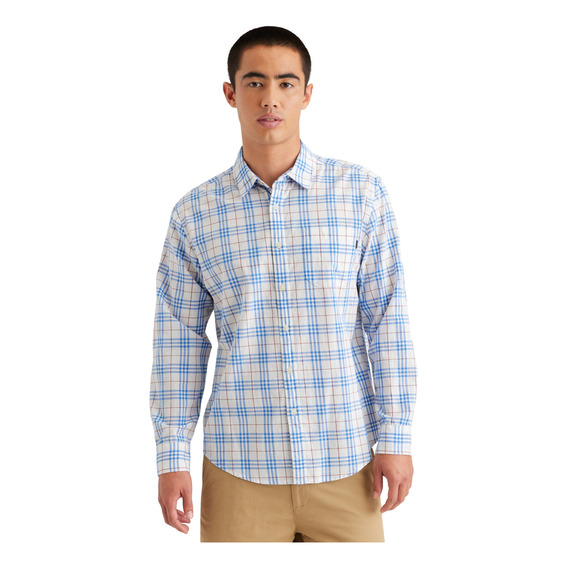 Camisa Long Sleeve Casual Regular Fit Shirt 52669-0422 Docke