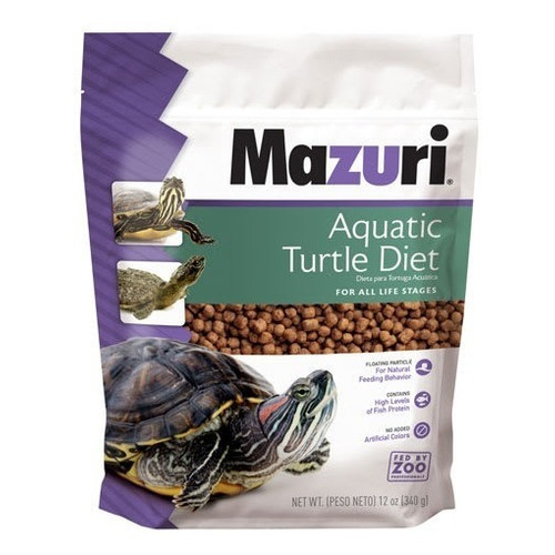 Alimento Mazuri Turtle Acuatic ( Tortuga De Agua) 340 Grs