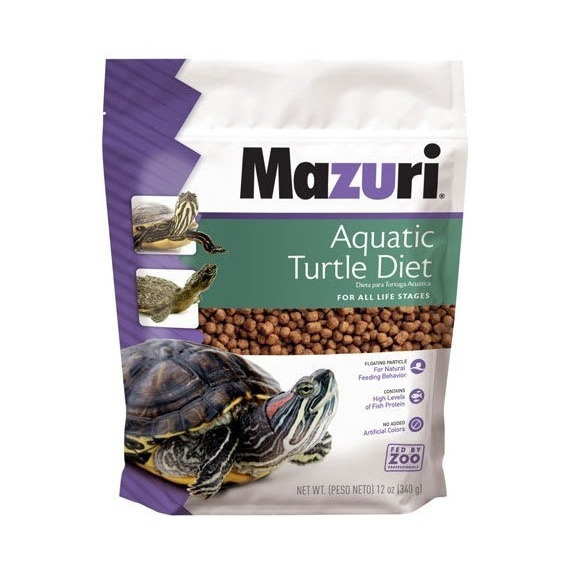 Alimento Mazuri Turtle Acuatic ( Tortuga De Agua) 340 Grs