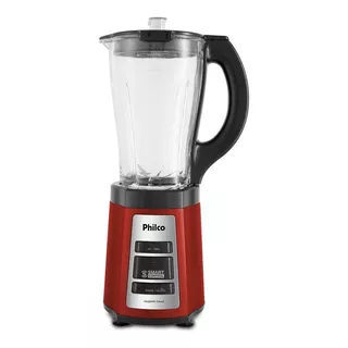 Liquidificador Philco Smart Control Plq2000 600w Cor Vermelho 110v