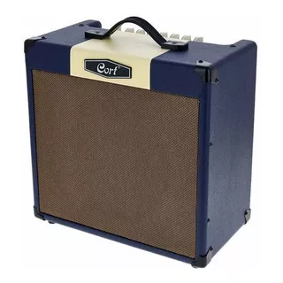 Amplificador De Guitarra Eléctrica Dark Blue Cort Cm30r Color Azul