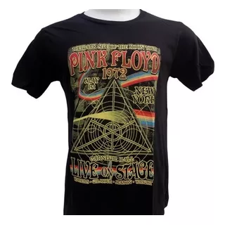 Remera Pink Floyd Dark Side Tour 1972 Rockería Que Sea Rock 