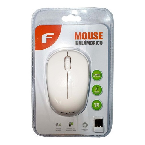 Mouse Inalámbrico Fujitel I160mws101b Blanco