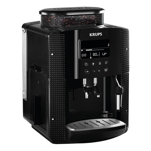 Cafetera Superautomática Krups Essential, Digital, Espumador De Leche, Negra