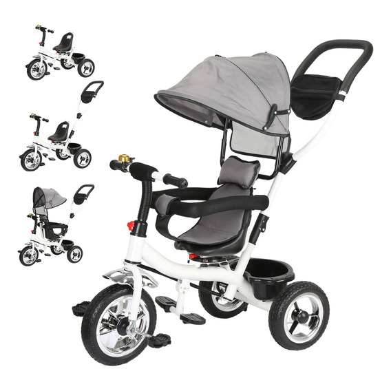 Triciclo Con Asiento Giratorio Ajustable Para Bebe Carriola