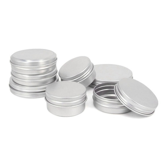 30 Lata Aluminio 50 Cc Tapa Rosca Pomada Cremas Souvenir