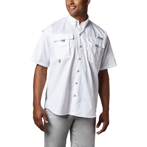 Camisa Mc Columbia Bahama Ii Ss Shirt Blanco