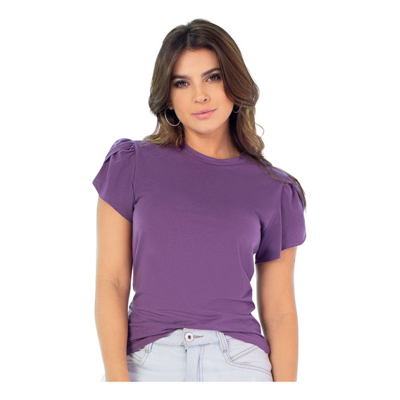 Camiseta Mujer Morado Atypical 78209