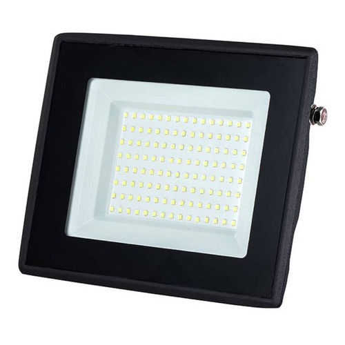 Foco Proyector De Área Smd 100 Watts 6000 K Certificado Sec Color de la carcasa Negro Color de la luz Blanco frío