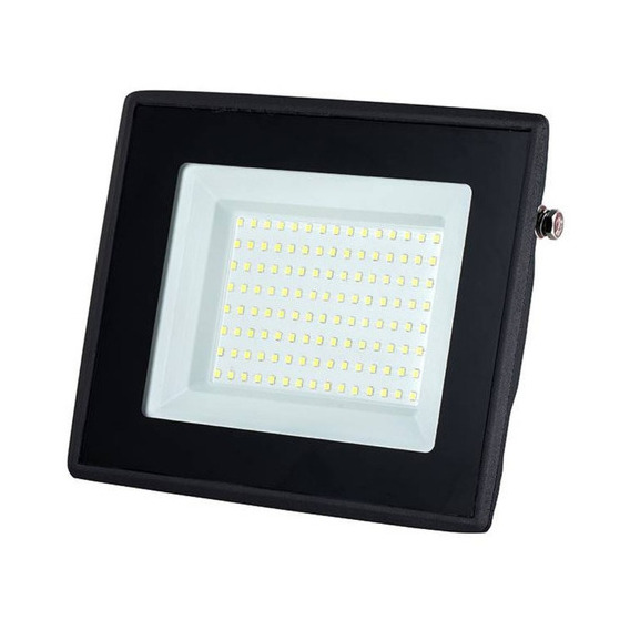 Foco Proyector De Área Smd 100 Watts 6000 K Certificado Sec Color de la carcasa Negro Color de la luz Blanco frío