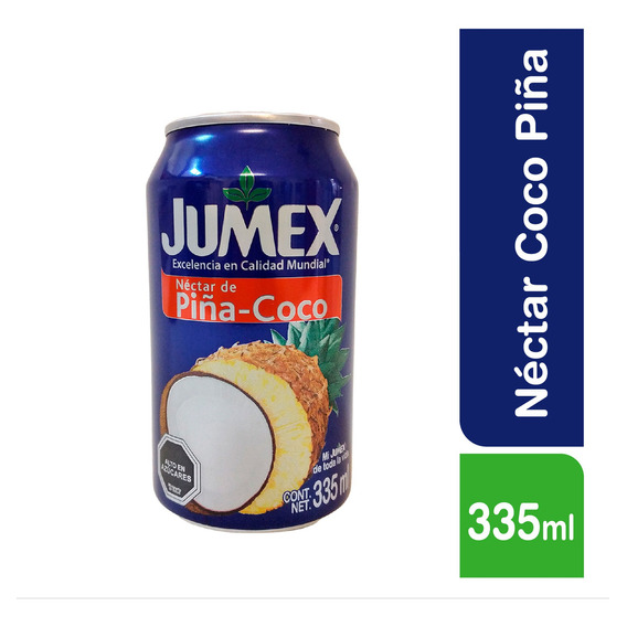 Pack 24 Jugo Nectar Jumex Coco Piña 335 Ml