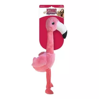 Kong Shakers Honkers Flamingo G Pelúcia Para Cachorros Cor Rosa