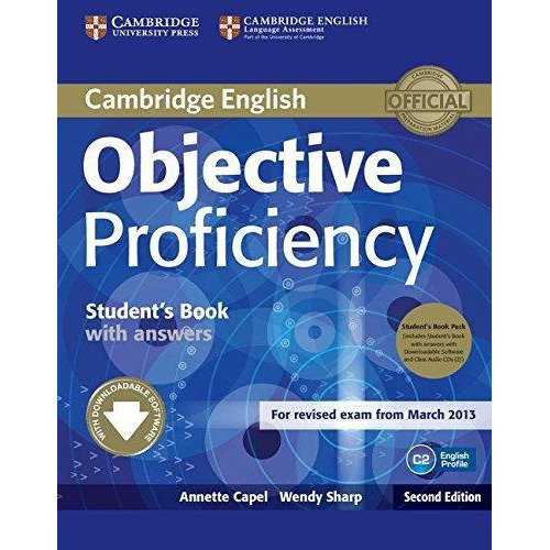 Objective Profeciency Students Book C2 With Answers For Revised Exam From March 2013, De Annette Capel. Editorial Cambridge, Tapa Blanda En Inglés, 2002