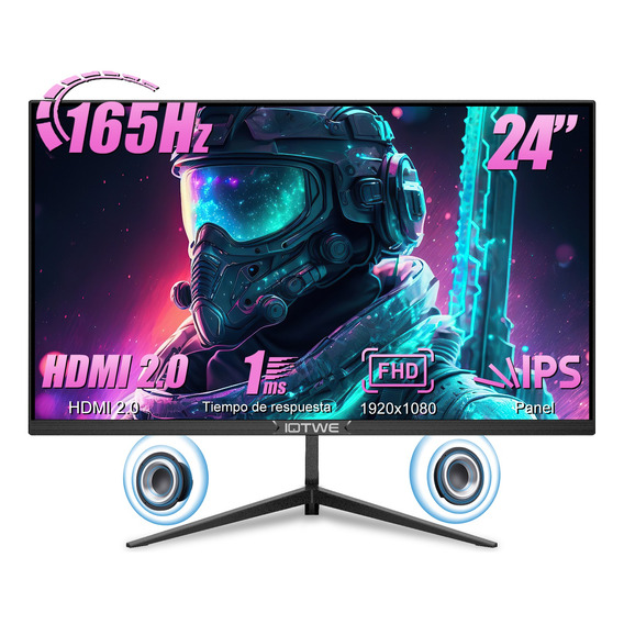 Monitor Gamer Ips Pc Hdmi 165hz Led 24in Bocinas Integradas