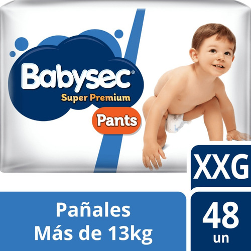 Pants Babysec Super Premium 48 Un Xxg Tamaño Extra extra grande (XXG)