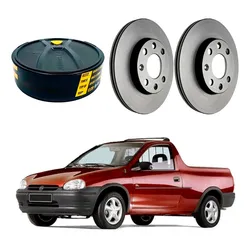  Disco Freio Dianteiro Corsa Pick Up 1.6 1995 A 2003