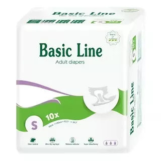 Pañal Nateen Adulto Basic S X 80 Pañales