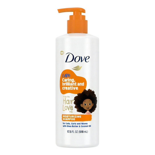  Dove Beauty Kids Shampoo Humectante Cabello Rizado 518ml