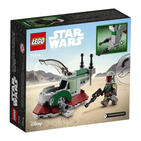 Lego Star Wars Boba Fett's Starship Microfighter Nave 75344