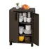 Armario para exterior Rimax 11574-HC de rattan plástico color Wuengue