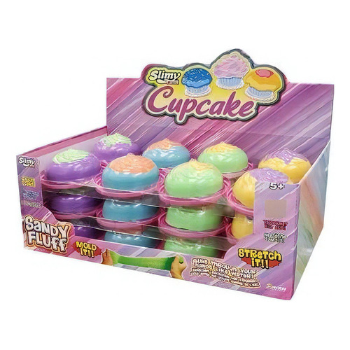 Arenas Mágicas Cupcake Kinetica Niños Masa Texturas Slimy Color Agua