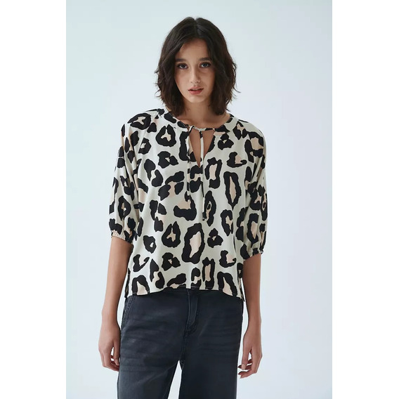 Blusa Animal Print Suelta Alark Invierno Mujer Sweet