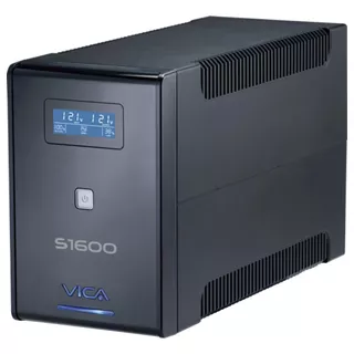 S1600 Regulador No-break Pantalla Lcd 1600 Va/900 W 8 Tomas