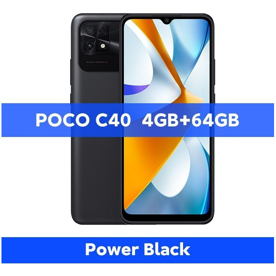 Xiaomi Pocophone Poco C40 Dual Sim 64 Gb De  Negro 4 Gb Ram