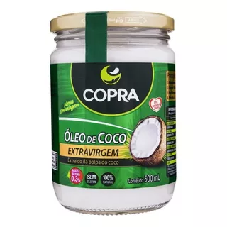 Óleo Coco Extra Virgem  500ml Natural Saúde   Sem Glutén