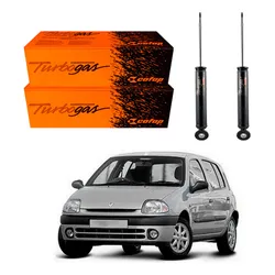  Par Amortecedor Traseiro Clio 1.0 1.6 1998 A 2002