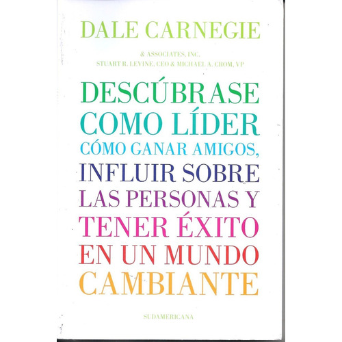 Libro Descúbrase Como Líder - Dale Carnegie