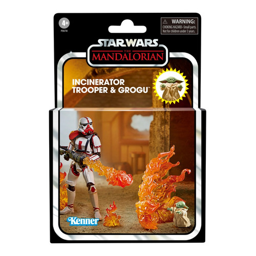 Figura Fan Star Wars Kenner Incinerator Trooper & Grogu