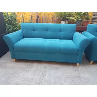 Sillon 3 Cuerpos Con Patas Escandinavo 