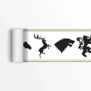 Faixa Decorativa Teen Papel De Parede Game Of Thrones