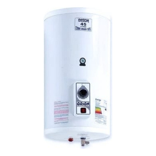 Calefon Termotanque 10 Lts Cobre Orion Color Blanco