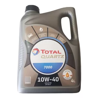 Aceite Total Quartz 7000 10w-40 Semi Sintetico 4lts Nafta